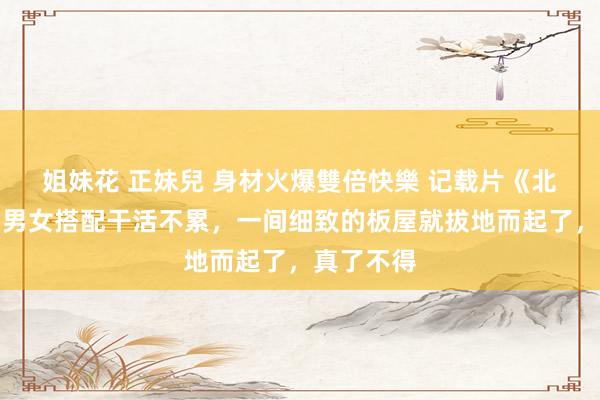 姐妹花 正妹兒 身材火爆雙倍快樂 记载片《北极糊口》男女搭配干活不累，一间细致的板屋就拔地而起了，真了不得