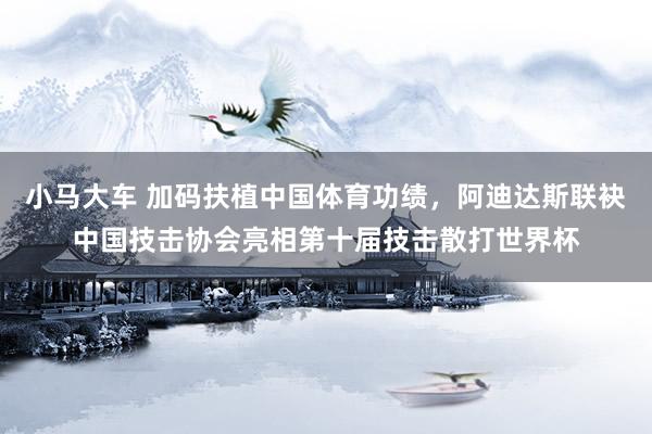 小马大车 加码扶植中国体育功绩，阿迪达斯联袂中国技击协会亮相第十届技击散打世界杯