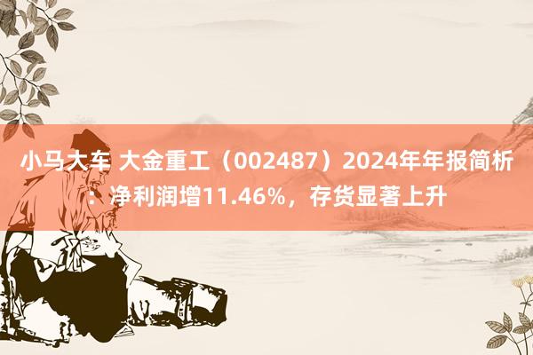 小马大车 大金重工（002487）2024年年报简析：净利润增11.46%，存货显著上升
