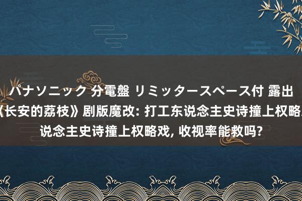 パナソニック 分電盤 リミッタースペース付 露出・半埋込両用形 《长安的荔枝》剧版魔改: 打工东说念主史诗撞上权略戏, 收视率能救吗?